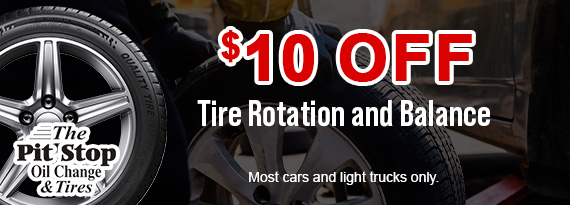 $10 tire rotation and balance